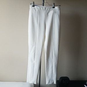 Zara Basic White Trouser Pants